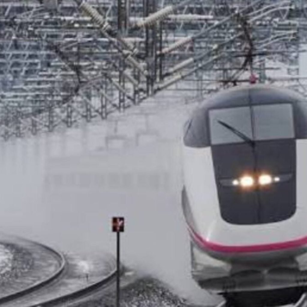 El truco japonés que salva a los trenes bala del invierno extremo